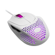 coolermaster mm720 16000dpi 2 zone rgb gaming light mouse matte white photo