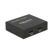 DELOCK 87691 DISPLAYPORT 1.2 SPLITTER 1 X DISPLAYPORT IN > 2 X DISPLAYPORT OUT 4K