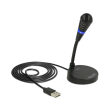delock 65868 usb microphone with base and touch mute button photo