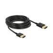 delock 84775 cable hdmi with ethernet hdmi a m hdmi a m 3d 4k 45 m slim high quality photo