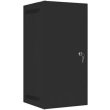 lanberg wall mounted rack 10 12u 280x310mm flat pack with metal door black photo
