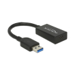 DELOCK 65698 CONVERTER USB 3.1 GEN 2 TYPE-A MALE > USB TYPE-C FEMALE ACTIVE BLACK 15 CM