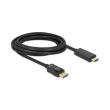 DELOCK 82435 CABLE DISPLAYPORT 1.1 MALE > HIGH SPEED HDMI-A MALE PASSIVE 3 M BLACK