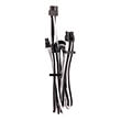 CORSAIR DIY CABLE PREMIUM INDIVIDUALLY SLEEVED PCIE CABLE TYPE4 (GEN4) WHITE/BLACK