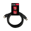 speedlinksl 4419 bk play charge usb extension cable 3m black photo