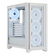 case corsair 4000d airflow tempered glass mid tower atx white photo