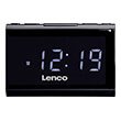 lenco cr 525bk clock radio usb charger and player photo