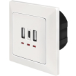 logilink pa0254 wall outlet 2x usb a 1x usb c photo