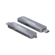 delock 42616 external enclosure for m2 nvme pcie ssd with usb type c and type a male photo delock 42616 external enclosure for m2 nvme pcie ssd with usb type c and type a male photo