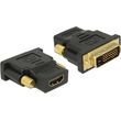 delock 65466 adapter dvi 24 1 pin male hdmi female bidirectional photo