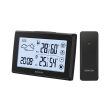 sencor sws 2850 color weather station with wireless temperature and humidity sensor photo