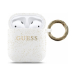 guess cover silicone for apple airpods gen 1 apple airpods gen 2 white guaccsilglwh photo