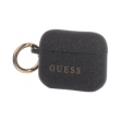 guess silicone case for airpods pro black guacapsilglbk photo