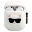 karl lagerfeld cover choupette head for apple airpods gen 1 gen 2 white klaca2silchwh photo