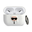 karl lagerfeld cover karl head for apple airpods pro white klacapsilglwh photo