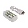 ansmann charger basic ii incl 2 x aa 1300mah akku 1001 0119 01 photo