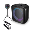 akai abts s6 portable speaker bluetooth karaoke usb tws led micro sd aux in aux out mic 20w photo