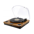 akai att 11btn wood turntable with built in speakers bluetooth usb and sd card recording photo