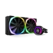 nzxt kraken z63 rgb 280mm water cooling illuminated fans and pump photo