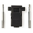 nedis ccgp52890bk d sub connector 9 pin black photo