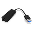 icy box ib ac501a usb 30 type a to gigabit ethernet adapter black 60498 photo