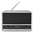 nedis rdfm5200bn fm radio table design am fm battery powered usb powered digital 12w photo