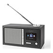 nedis rdin3000bk internet radio 18 w fm bluetooth remote control black photo