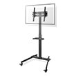 nedis tvsm5100bk tv floor stand 32 55 maximum supported screen weight 35kg steel black photo