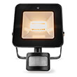nedis wifilofs20fbk smartlife floodlight motion sensor 1500lm wi fi 20w dimmable white aluminium photo
