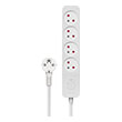 savio lz 08 surge protection power strip 4 sockets 3m photo