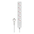 savio lz 09 power strip 5 sockets 3m surge protection photo