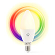 nedis wifilrc10e14 smartlife full colour led bulb e14 470lm 49w rgb warm to cool white candle photo