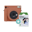 fujifilm instax square sq 1 set terracotta orange photo fujifilm instax square sq 1 set terracotta orange photo