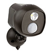 revled spotlight with motion detector black photo