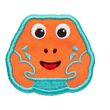 affenzahn velcro badge crab orange photo