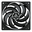 arctic p12 slim pwm pst case fan 120mm 4pin black black photo