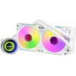 lian li galahad ii trinity 240 sl inf white aio gpu liquid cooler with argb infinity fans photo