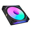 lian li uni fan infinity sl inf 120 reverse blade black argb pwm case fan 1pcs no controller photo