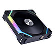 lian li uni fan sl v2 120 single black argb pwm 120mm 2000rpm 1pcs no controller photo