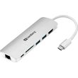 sandberg usb c dock hdmilansdusb 61w 136 18 photo