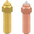 CREALITY�NOZZLE KIT X2 BRASS & STEEL FOR K1 K1MAX ENDER-3 V3 KE