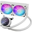 asus rog ryuo iii 240 argb white edition processor liquid cooling kit 12 cm white photo