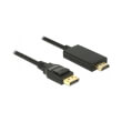 delock 85316 displayport male hdmi male cable 1m black photo