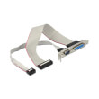 delock 83445 slot bracket 1x serial 1x parallel photo