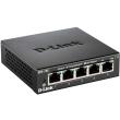 d link des 105 5 port fast ethernet metal desktop switch photo