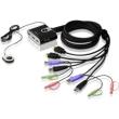aten cs692 2 port usb hd audio video kvm switch photo