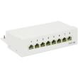 goobay 68882 8 port stp cat5e 1u patch panel grey photo goobay 68882 8 port stp cat5e 1u patch panel grey photo