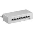 goobay 93047 cat6 ethernet patch panel 8 port stp shielded photo