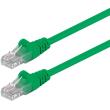 goobay 68343 u utp patchcable cat5e 1m green photo