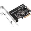 controller card silverstone pci express to internal usb 32 sst ecu02 e photo